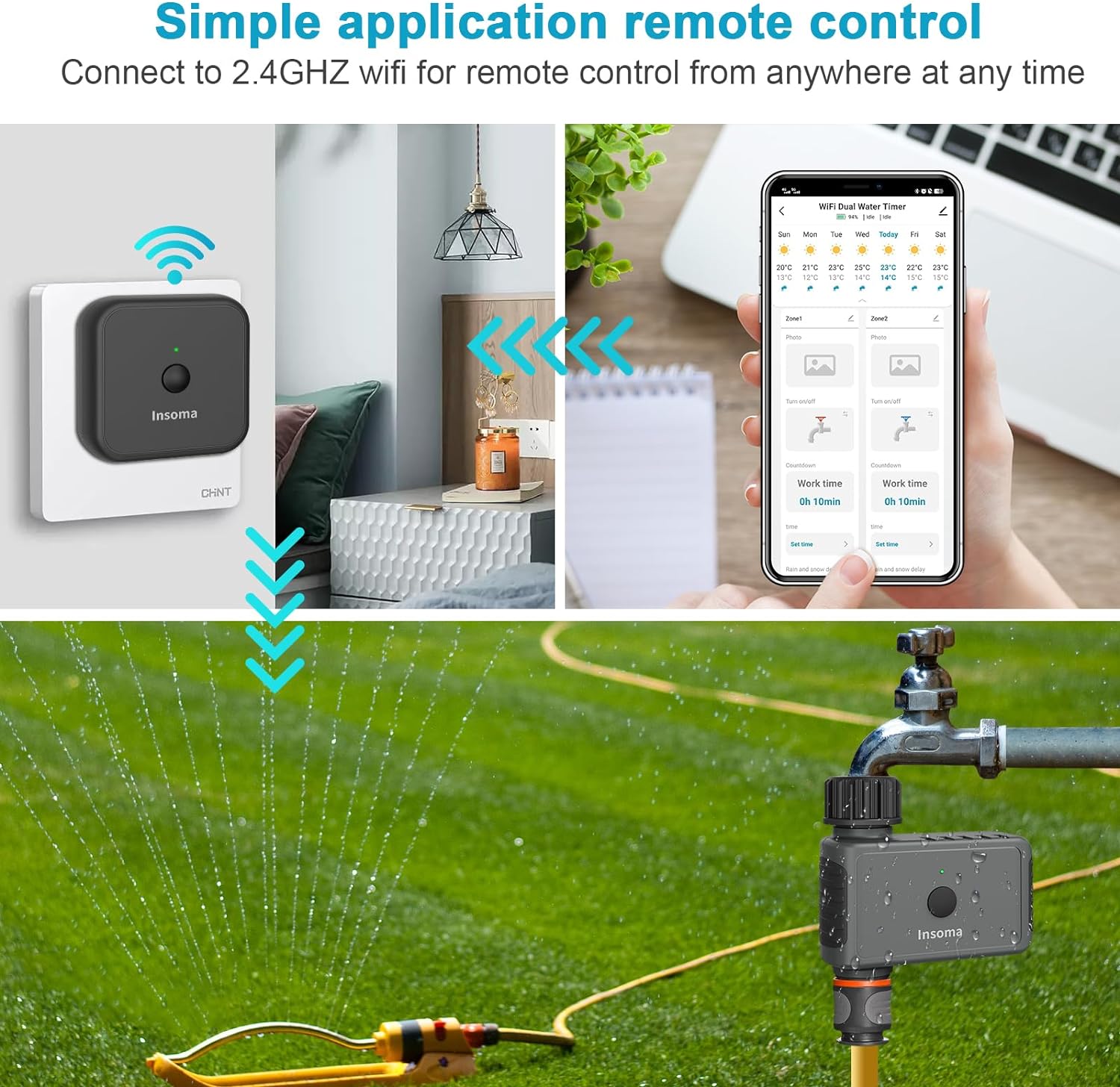 Insoma Wifi Automatic Sprinkle - огляд і ціна Smart Garden Sphagnum Moss