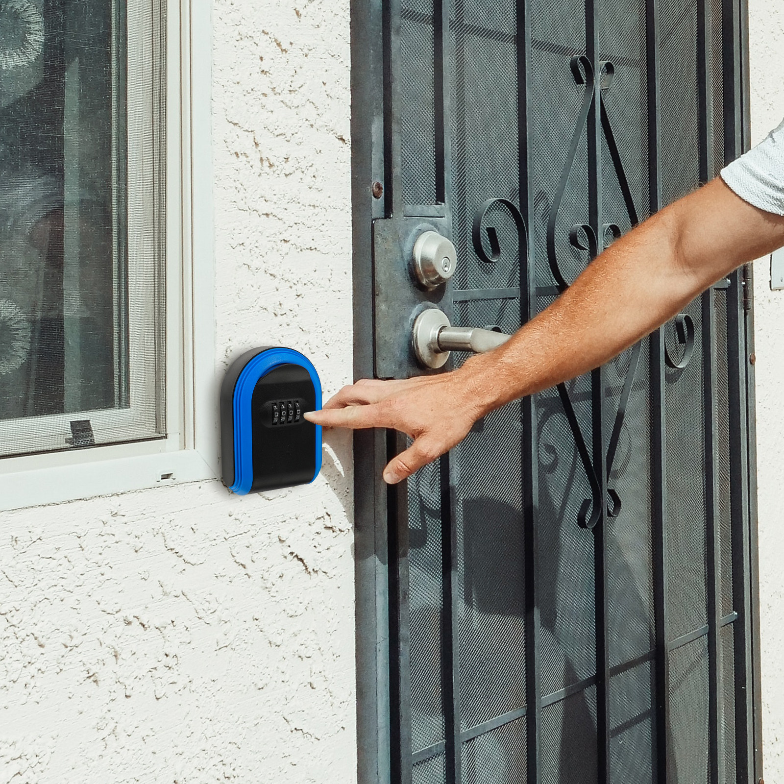 Key Lock Box Wall Mount Plasti - огляд і ціна Smart Garden Gate Lock