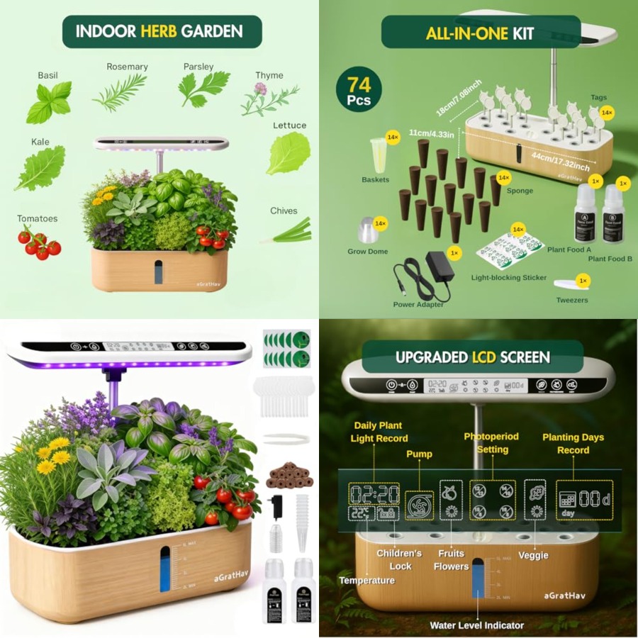 Hydroponics Growing System Kit - огляд і ціна Smart Garden System